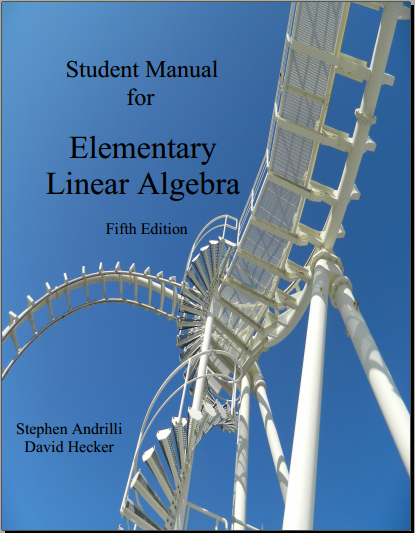 Elementary Linear Algebra 5th Student Solutions Manual 5th Edition Andrilli Hecker