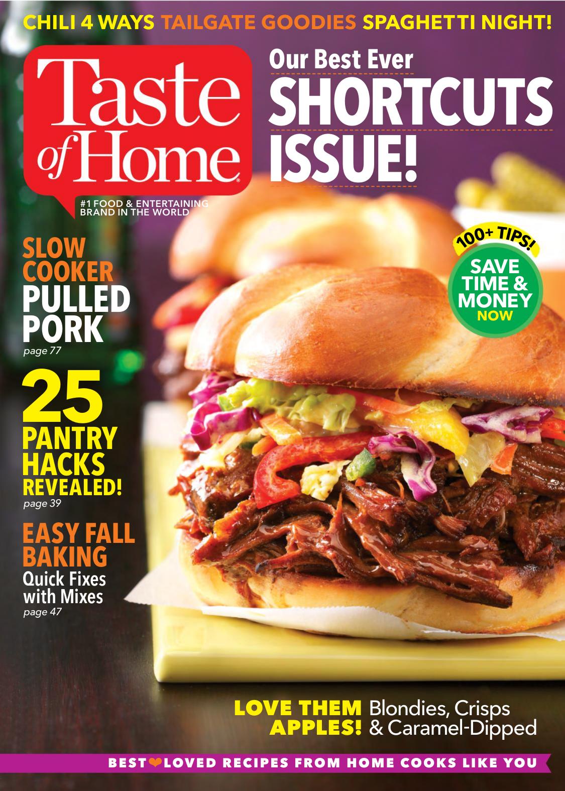 Taste Of Home Septemberoctober 2017 Taste Of Home