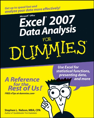 Excel 2007 Data Analysis For Dummies 1st Edition Stephen L Nelson