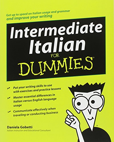 Intermediate Italian For Dummies 1st Daniela Gobetti