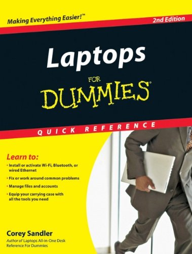 Laptops For Dummies Quick Reference Second Edition 2nd Corey Sandler