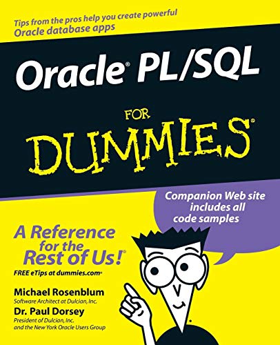 Oracle Pl Sql For Dummies 1st Edition Michael Rosenblum Paul Dorsey