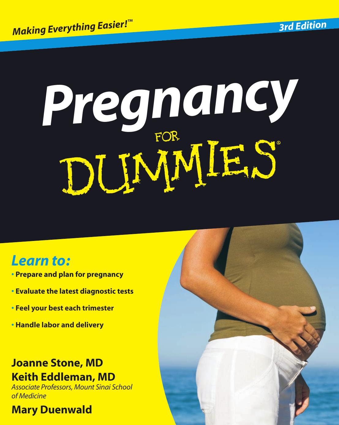 Pregnancy For Dummies Joanne Stone Keith Eddleman Mary Duenwald