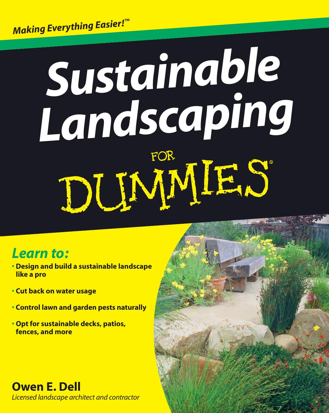 Sustainable Landscaping For Dummies Owen E Dell