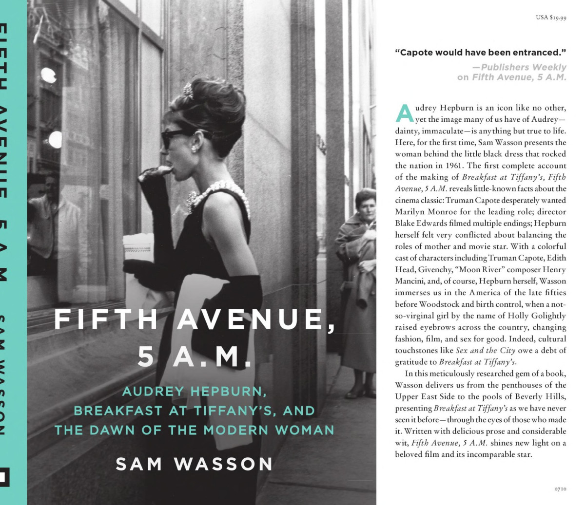 Fifth Avenue 5 Am Audrey Hepburn Breakfast At Tiffanys And The Dawn Of The Modern Woman Sam Wasson Wasson