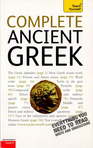 Teach Yourself Complete Ancient Greek 3rd Edition Gavin Betts