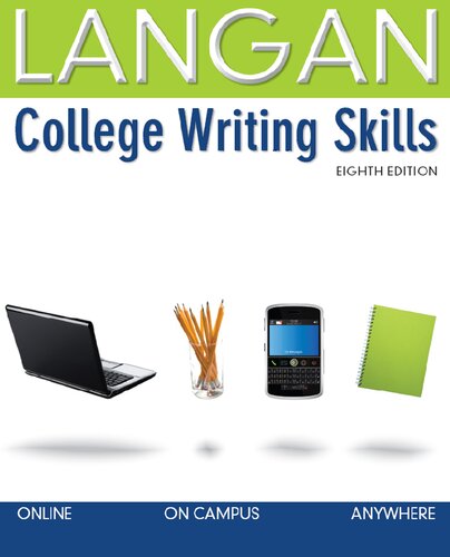 College Writing Skills 8th Edition John Langan