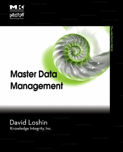 Master Data Management The Mkomg Press 1st Edition David Loshin