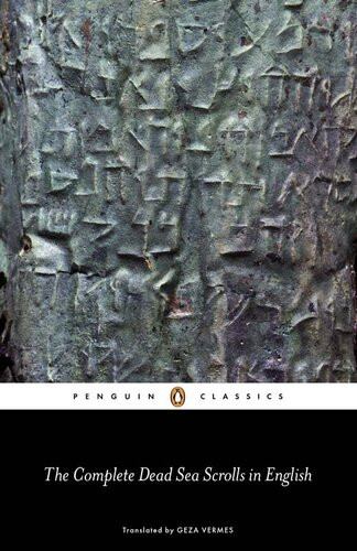 The Complete Dead Sea Scrolls In English Geza Vermes