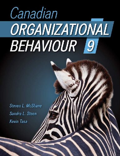 Canadian Organizational Behaviour 9th Canadian Edition Steven Lattimore Mcshane
