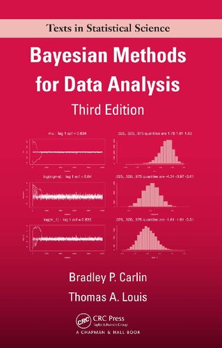 Bayesian Methods For Data Analysis 3rd Edition Bradley P Carlin