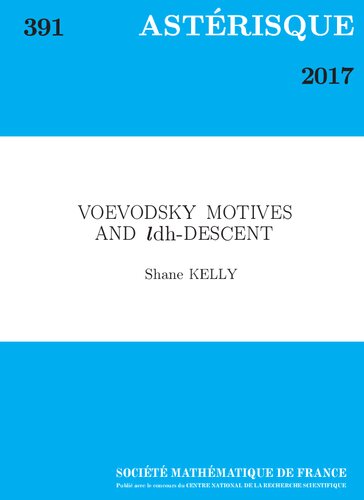 Voevodsky Motives And Ldhdescent Astrisque 391 Shane Kelly