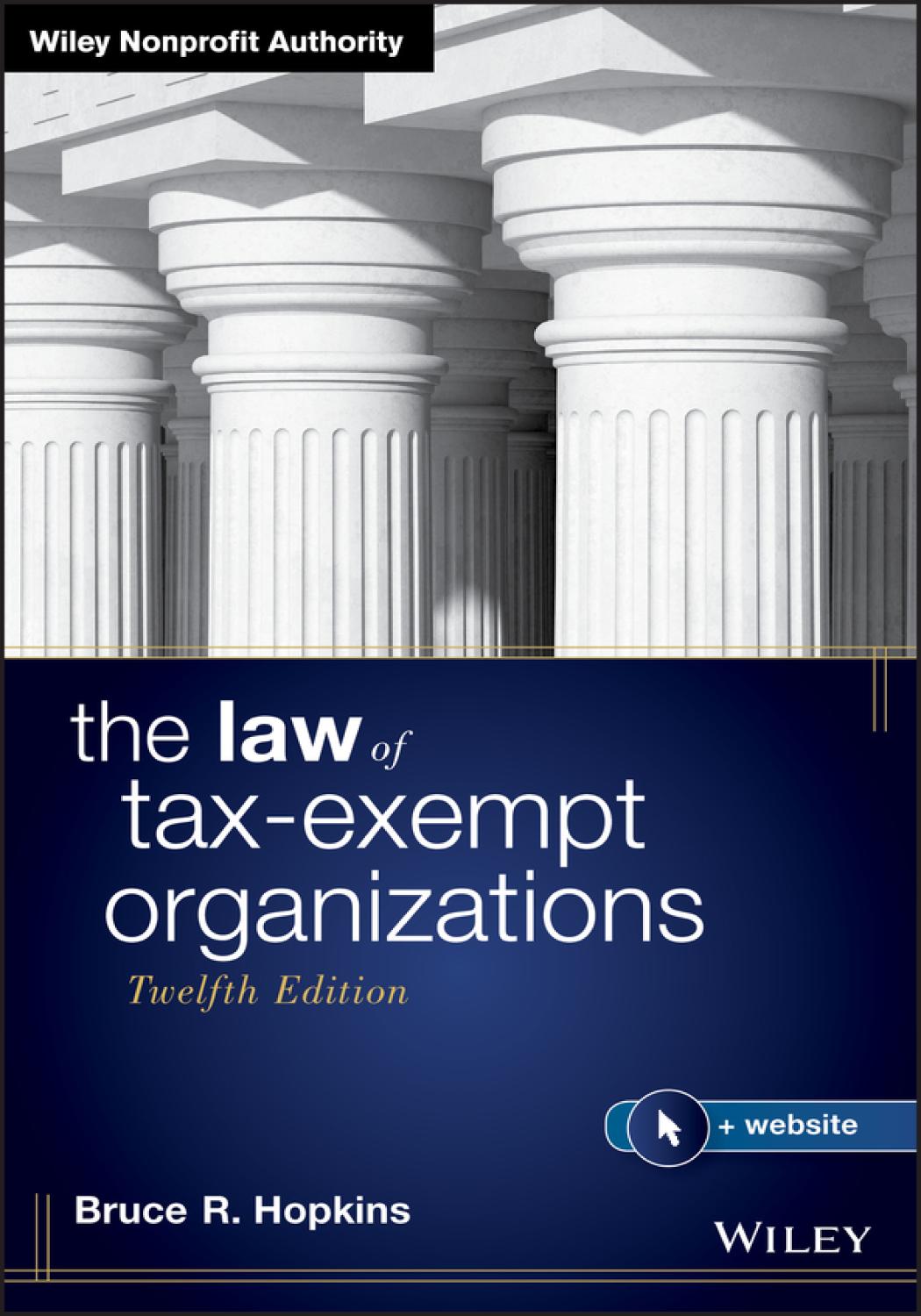 The Law Of Taxexempt Organizations 12th Edition Bruce R Hopkins