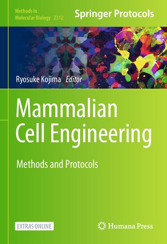 Mammalian Cell Engineering Methods And Protocols Ryosuke Kojima
