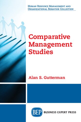 Comparative Management Studies Alan S Gutterman