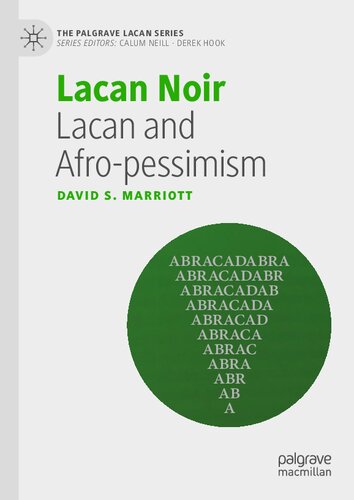 Lacan Noir Lacan And Afropessimism David S Marriott