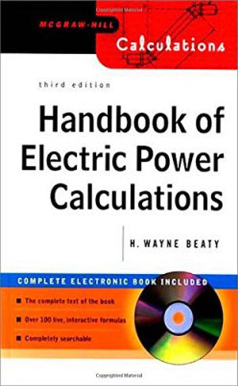 Handbook Of Electric Power Calculations 3rd Edition H Wayne Beaty