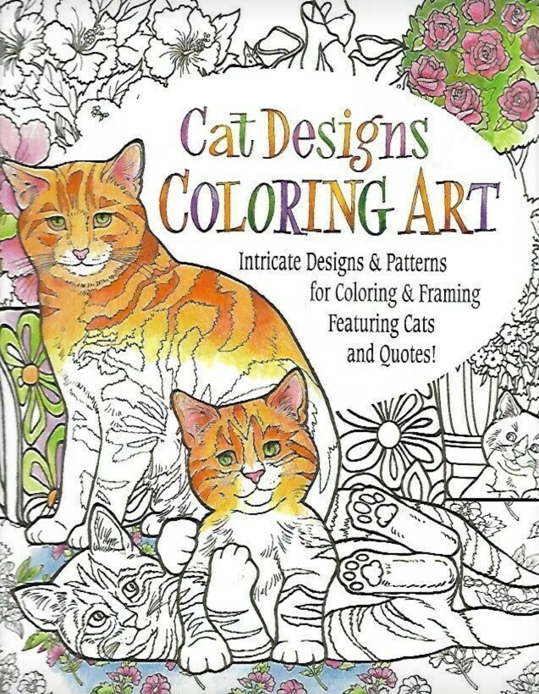 Cat Designs Coloring Art Illustrated Product Concept Mfg Inc