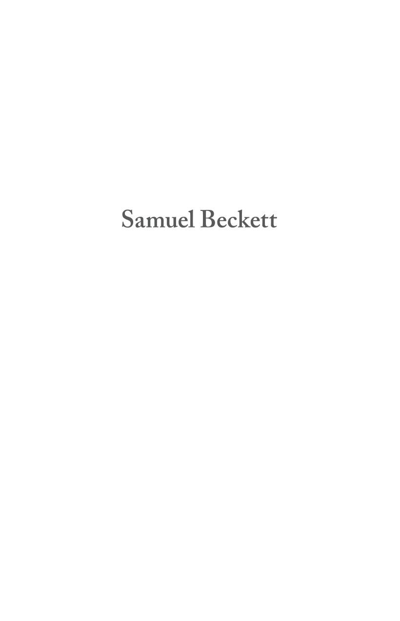 Samuel Beckett Repetition Theory And Text Steven Connor