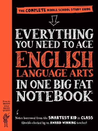 Everything You Need To Ace English Language Arts In One Big Fat Notebook Illustrated Workman Publishing