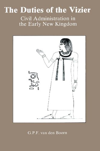 Duties Of The Vizier G P F Van Den Boorn