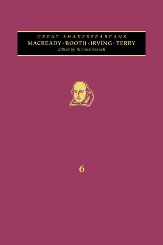 Macready Booth Terry Irving Richard Schoch Editor