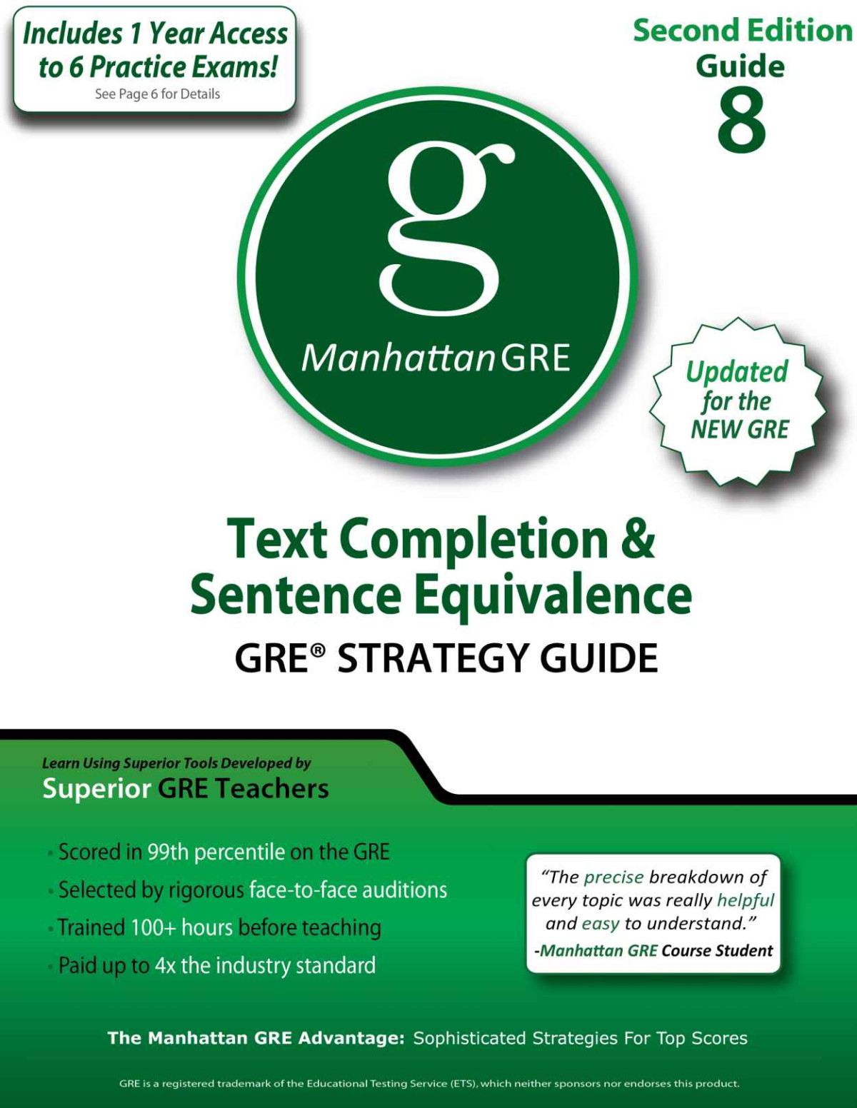 Text Completion Sentence Equivalence Gre Strategy Guide 2nd Edition Manhattan Gre Strategy Guides Manhattan Gre Manhattan Gre