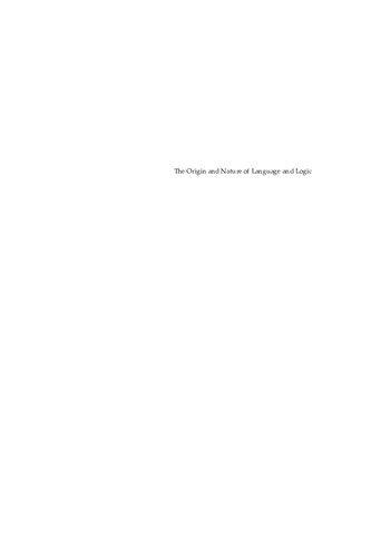 The Origin And Nature Of Language And Logic Perspectives In Medieval Islamic Jewish And Christian Thought 20 Bilingual Nadja Germann