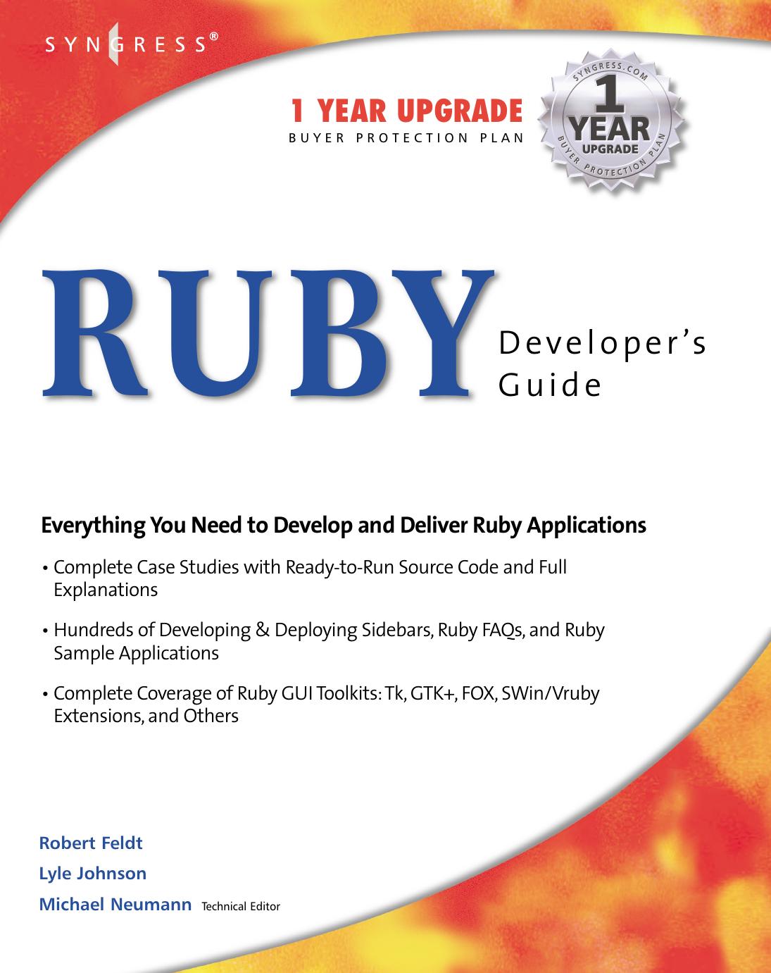 Ruby Developers Guide 1st Edition Syngress