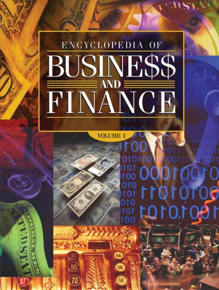 Encyclopedia Of Business And Finance 1 1st Edition Gale Group