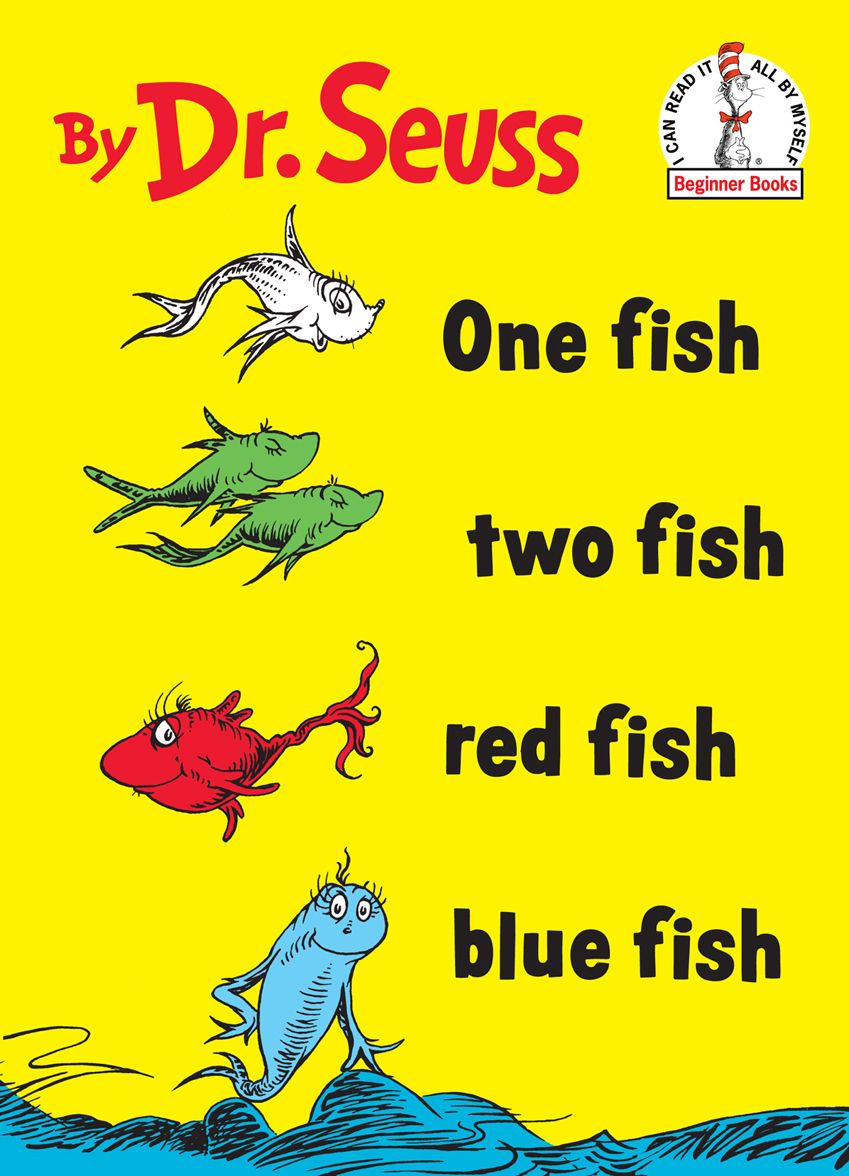 One Fish Two Fish Red Fish Blue Fish Dr Seuss