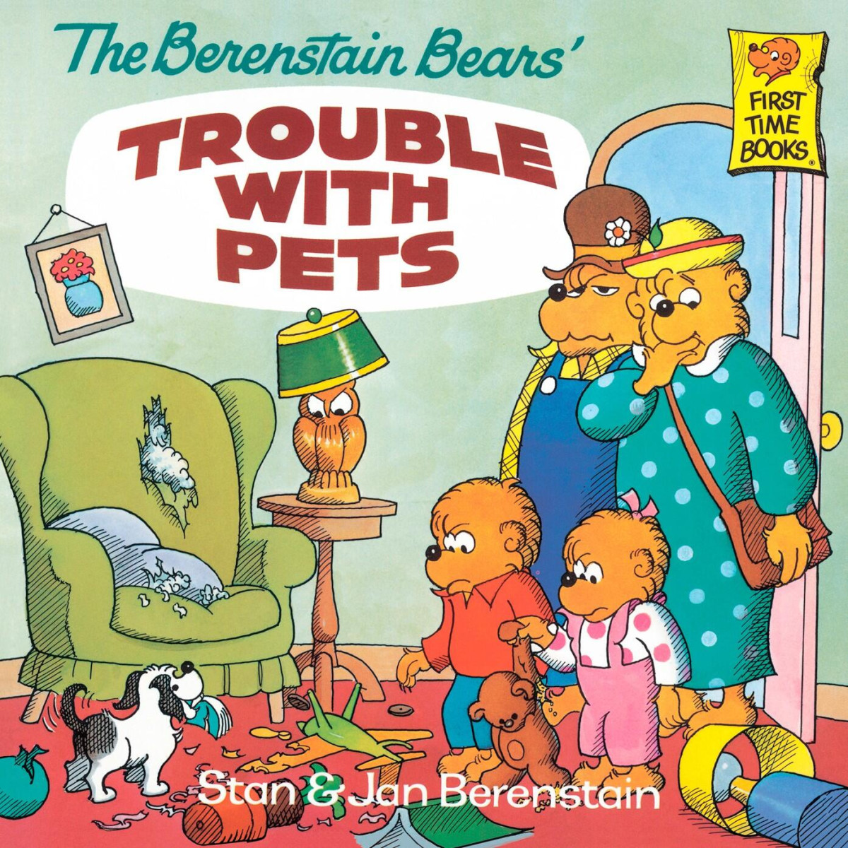 The Berenstain Bears Trouble With Pets Berenstain First Time Chapter Books Berenstain