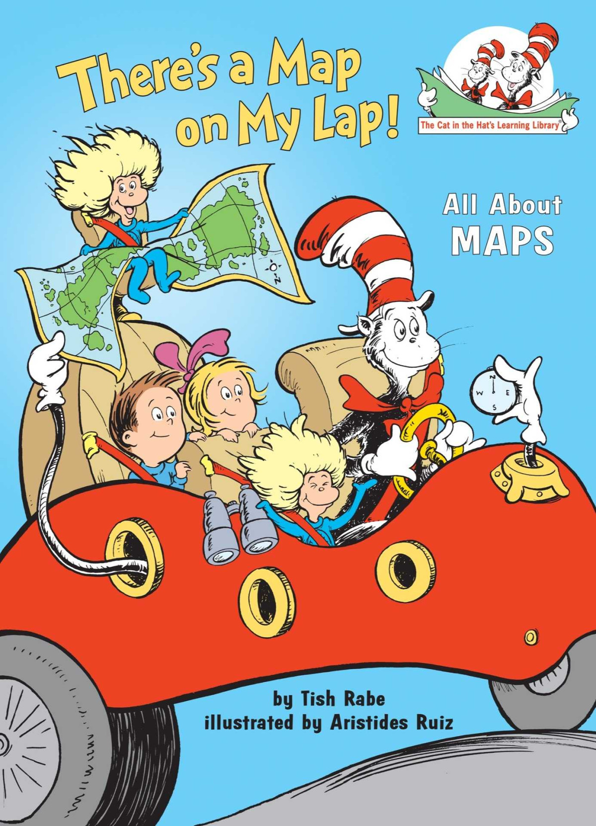 Theres A Map On My Lap Dr Seuss Tish Rabe Seuss Rabe