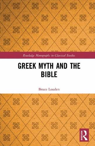 Greek Myth And The Bible Bruce Louden