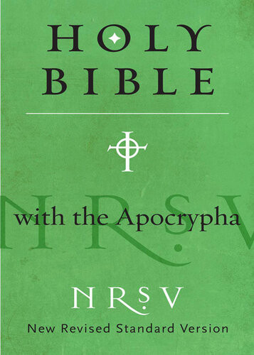 New Revised Standard Version Nrsv Bible With The Apocrypha Anonymous Bruce M Metzger
