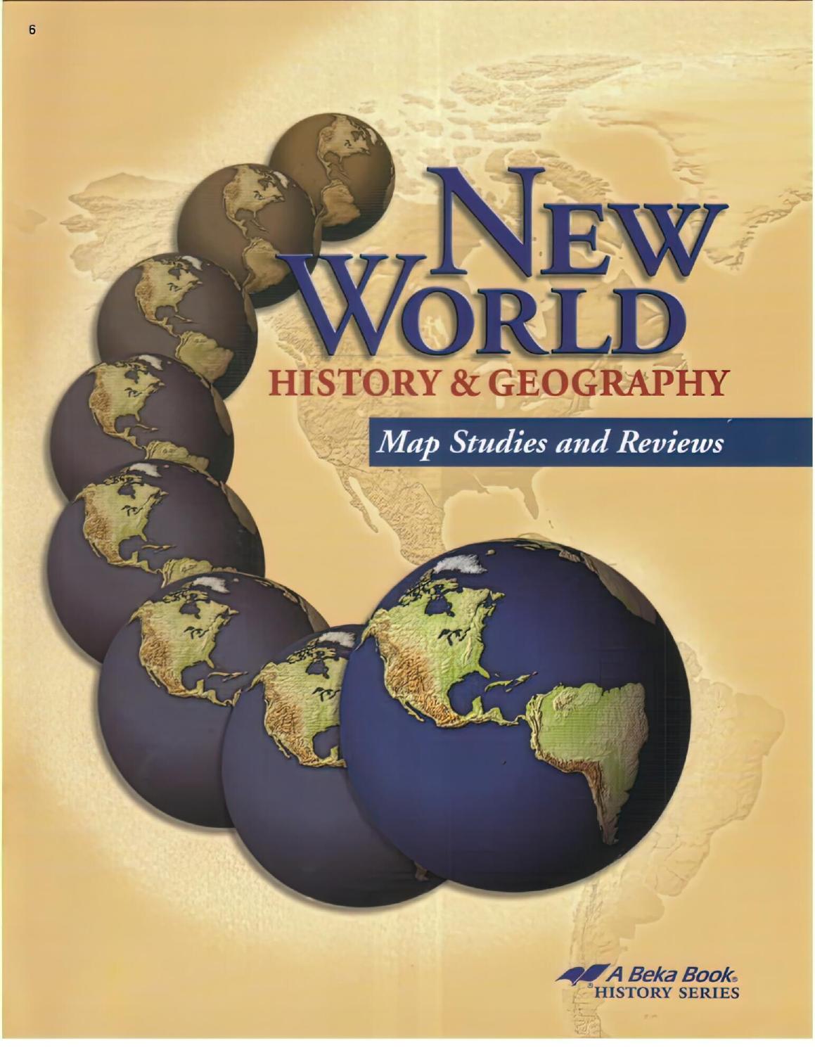New World History Geography Map Studies Reviews 3rd Ed Grade 6 3rd C Pendley