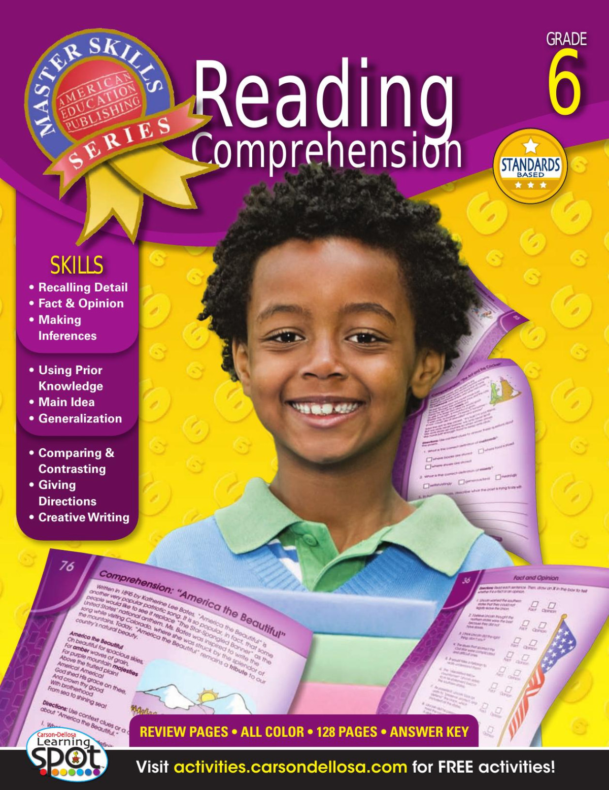 Master Skills Reading Comprehension 6 American Education Publishing Publishing