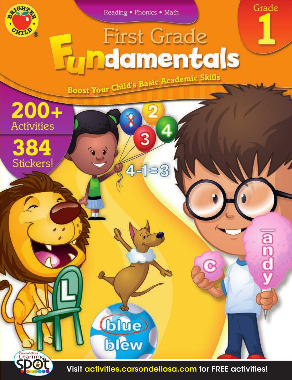 Fundamentals First Grade Fundamentals Grade 1 Brighter Child Carsondellosa Publishing Child