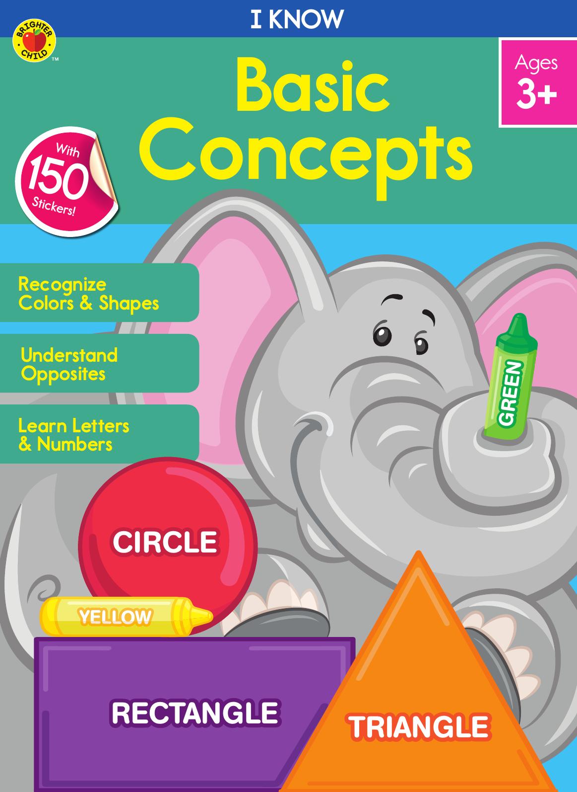 I Know Basic Concepts Brighter Child Carsondellosa Publishing Child