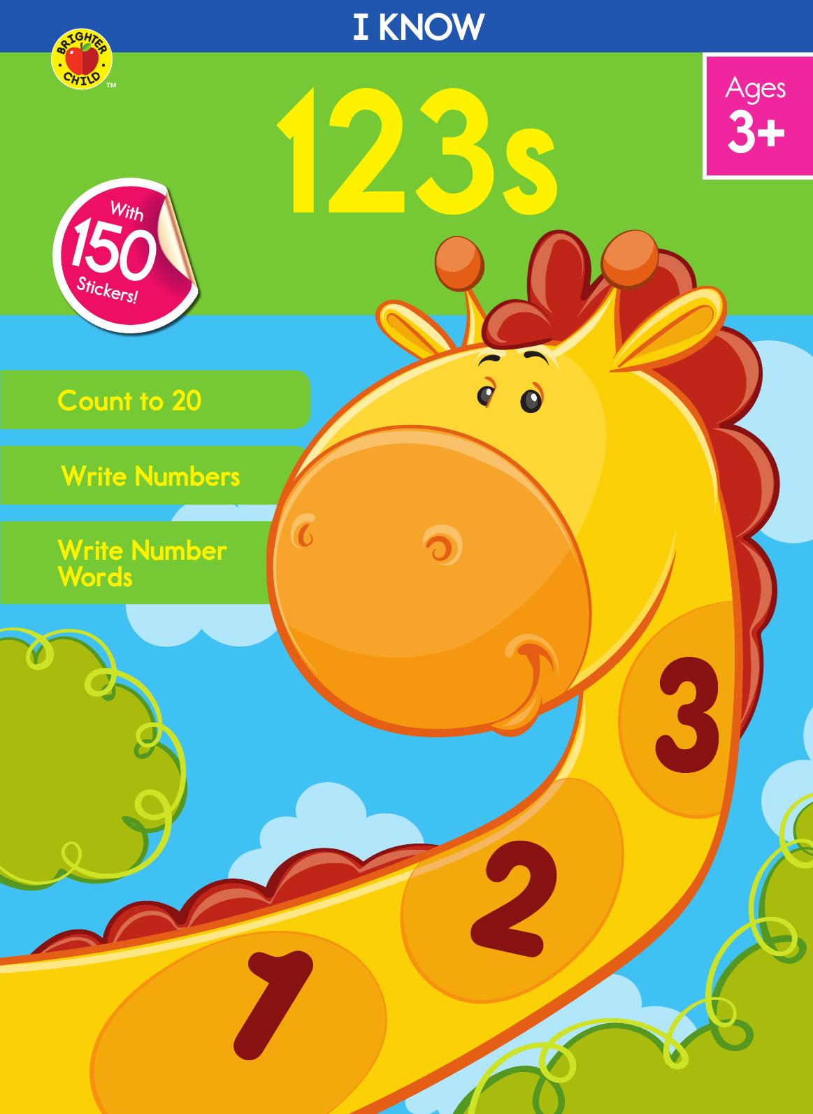 I Know 123s Ages 3 Brighter Child Carsondellosa Publishing Child