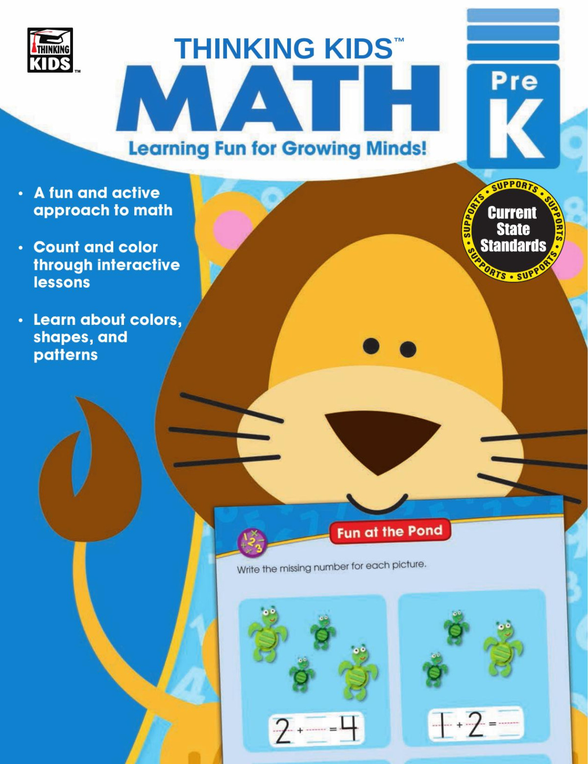 Thinking Kids Math Grade Pk Brighter Child Carsondellosa Publishing Child