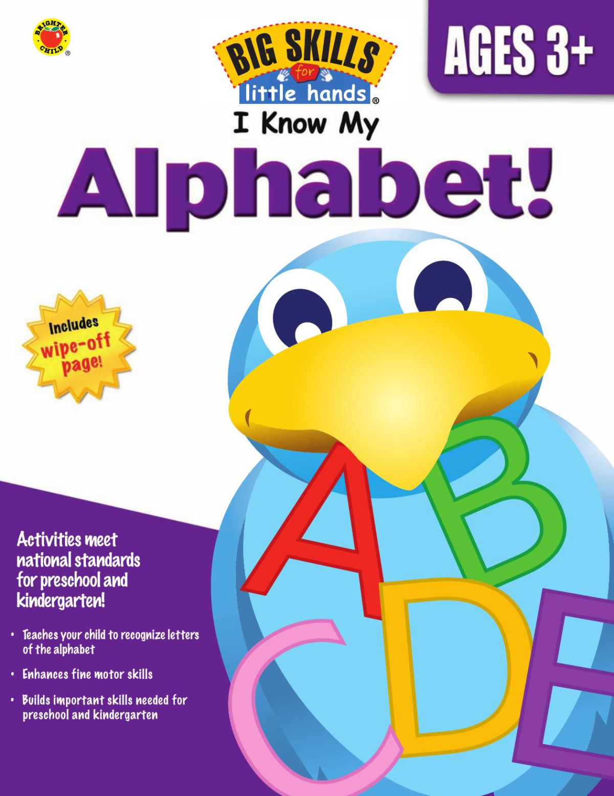 Big Skills I Know My Alphabet Grades Preschool K Brighter Child Carsondellosa Publishing Child