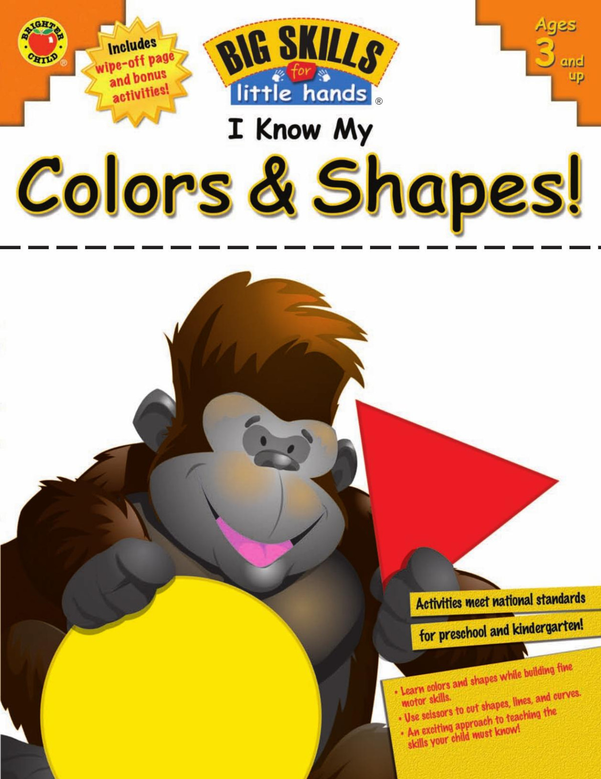 Big Skills I Know My Colors Shapes Grades Preschool K Brighter Child Carsondellosa Publishing Child