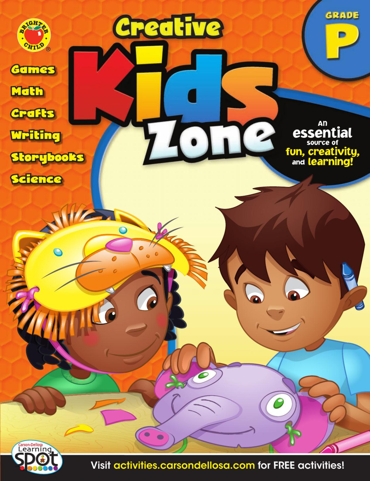 Creative Kids Zone Grade Pk Brighter Child Carsondellosa Publishing Child