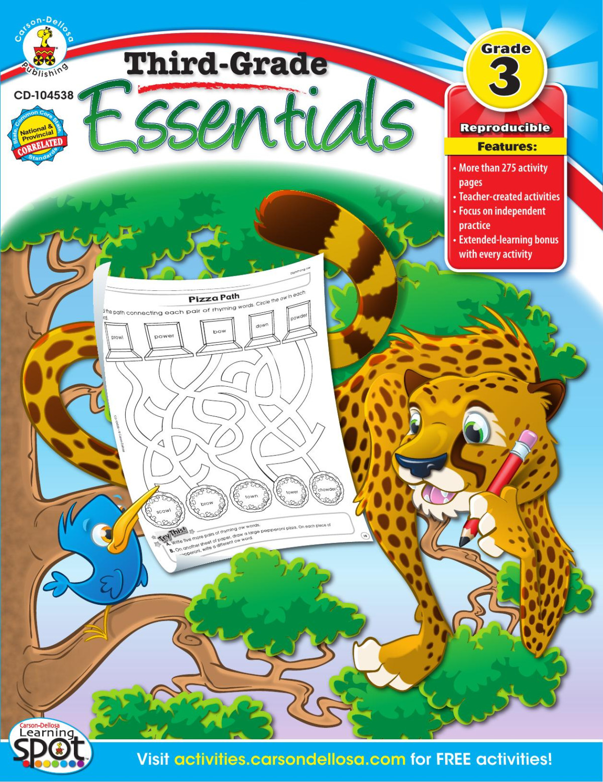 Essentials 3rd Grade Thinking Kids Carsondellosa Publishing Kids