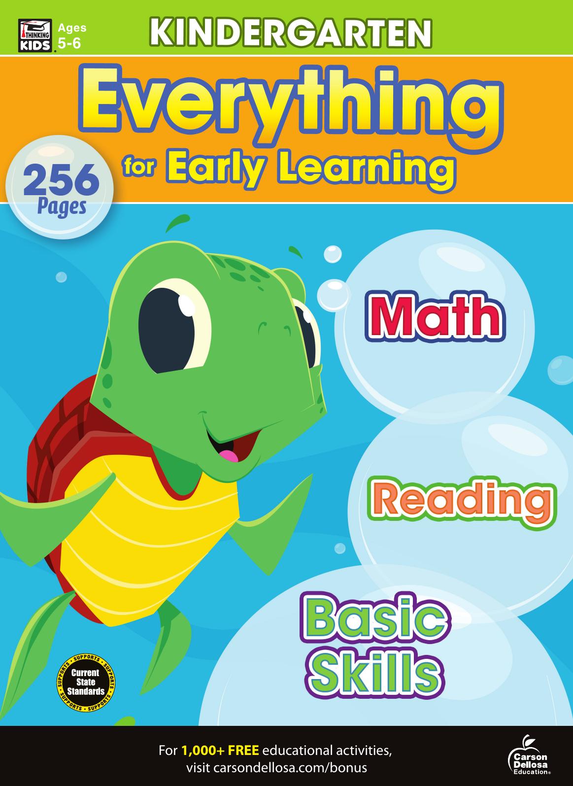 Thinking Kids Everything For Early Learning Kindergarten Thinking Kids