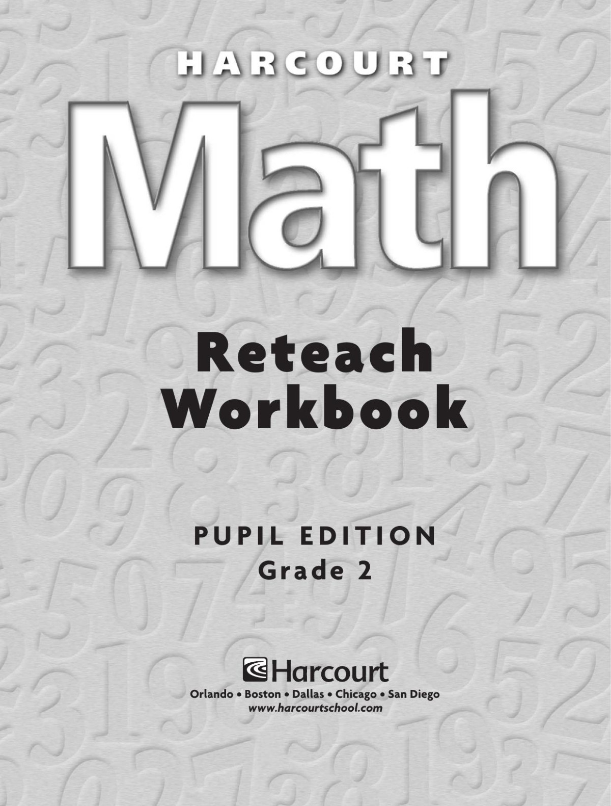 Math Reteach Workbook Grade 2 Pupil Edition Houghton Mifflin Harcourt