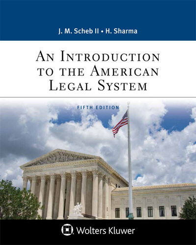 An Introduction To The American Legal System Aspen Paralegal 5th Edition John M Scheb