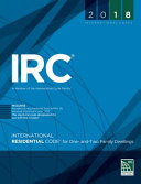International Residential Code For One And Twofamily Dwellings International Code Council Series 2018 1st Edition International Code Council