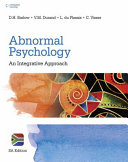 Abnormal Psychology An Integrative Approach 1st Cengage Learning